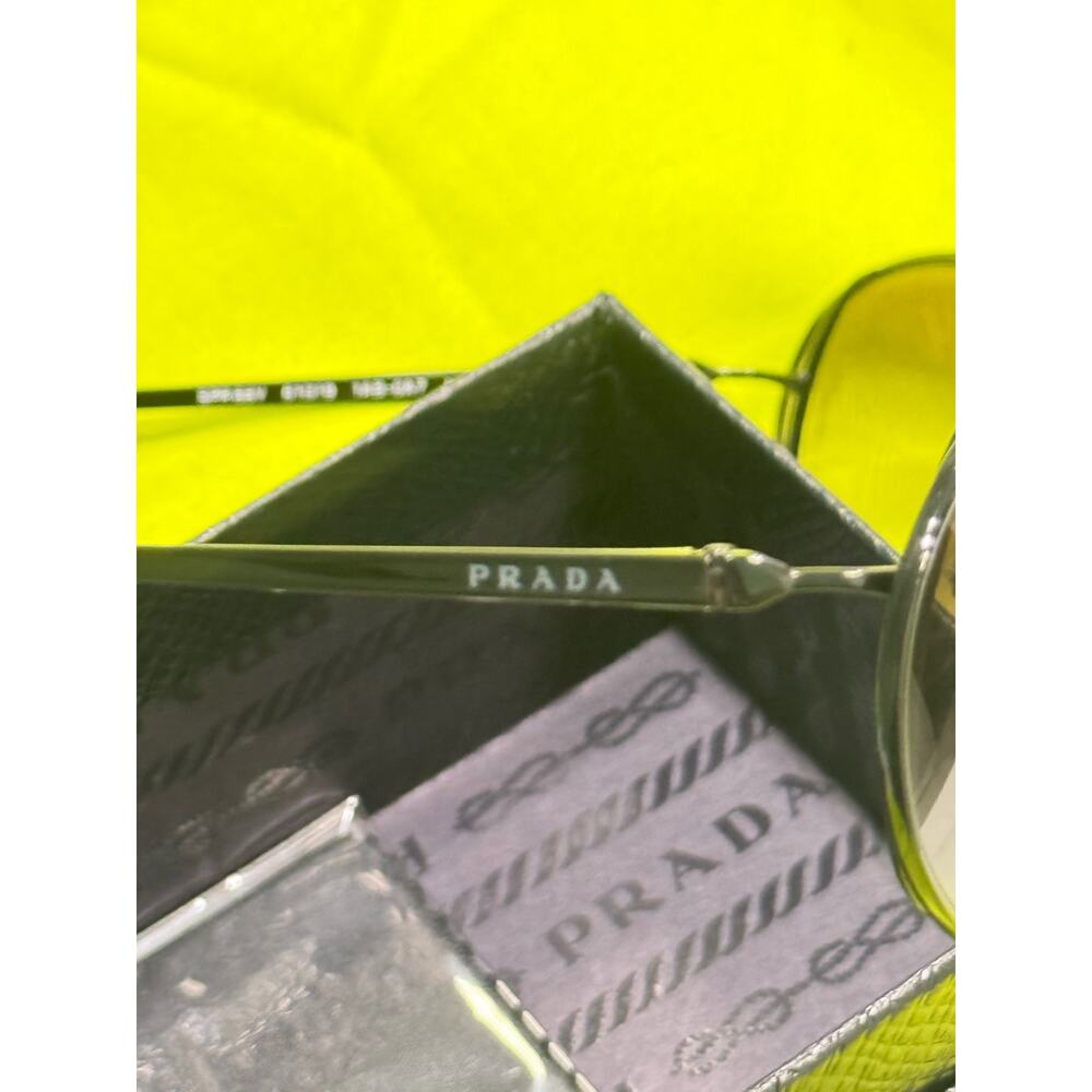 Prada 61mm Oval Sunglasses silver - Picture 14 of 16